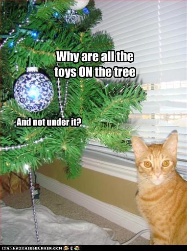 toys cat tree christmas