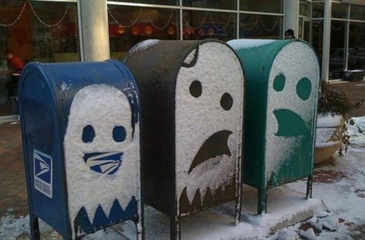snow faces