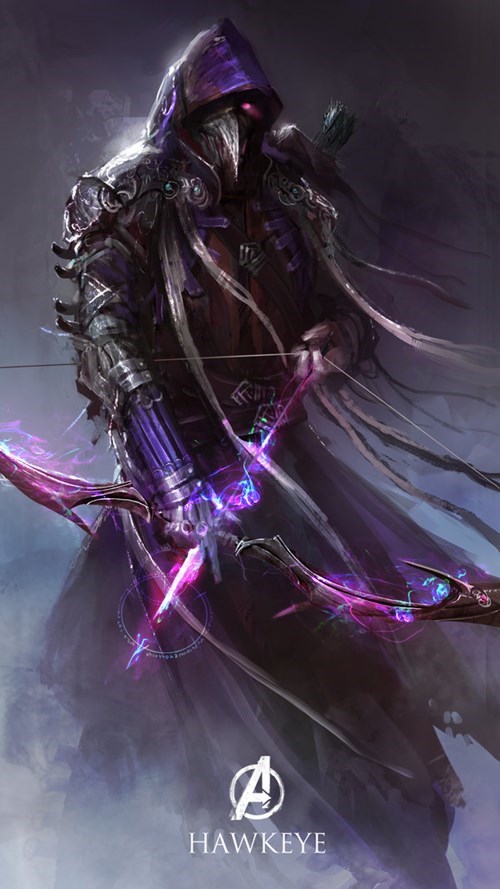 Hawkeye archer Marvel Avengers fantasy style