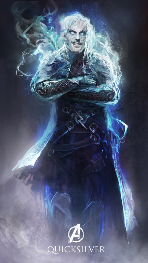 Quicksilver fantasy style Marvel Avengers