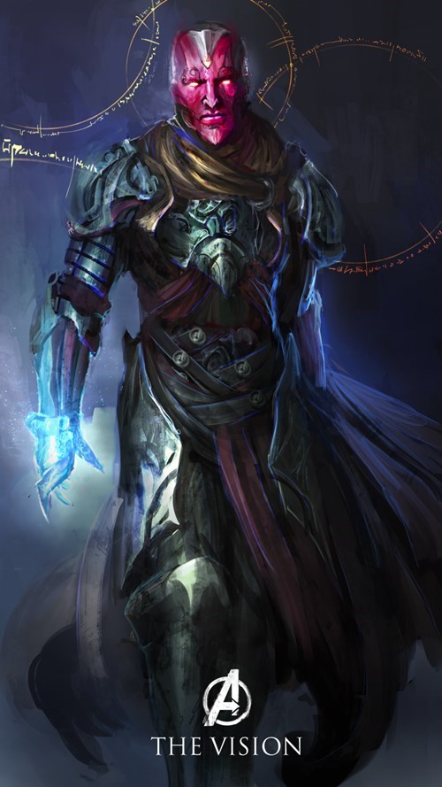 The Vision Fantasy Style Marvel Avengers