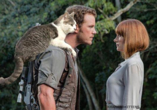 jurassic park world cats photoshop