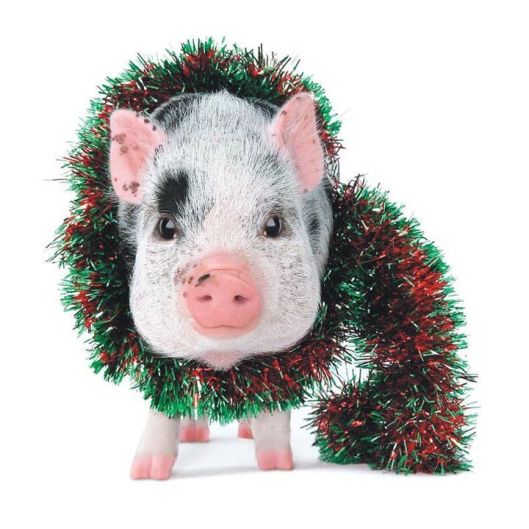 Christmas garland pig