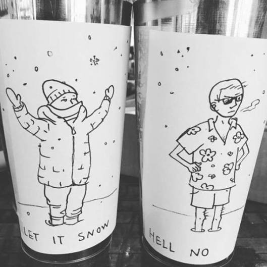 snow or no tip jar competition