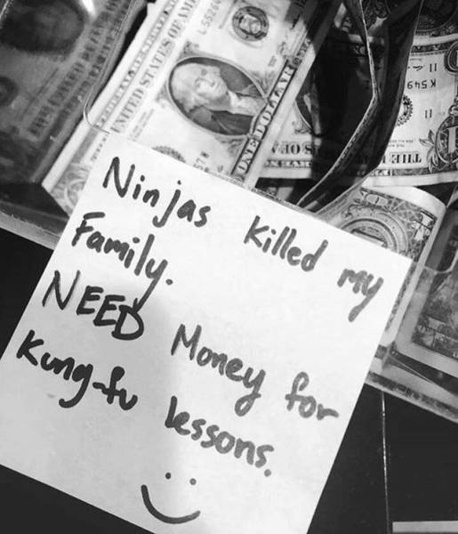 ninjas killed my family revenge fund